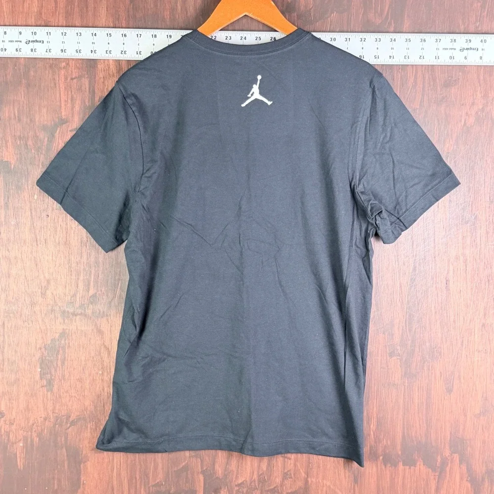 Jordan Luka Doncic Graphic T-Shirt Black White Jumpman Logo AQ2366-00A Medium LD